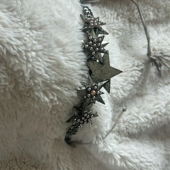 Free People Starry Night & Crystal Headband Tiara - Picture 3 of 4